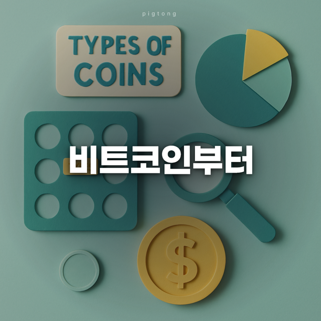 코인 종류 정리: 비트코인부터 RWA·스테이블코인까지 한눈에 대표 이미지
